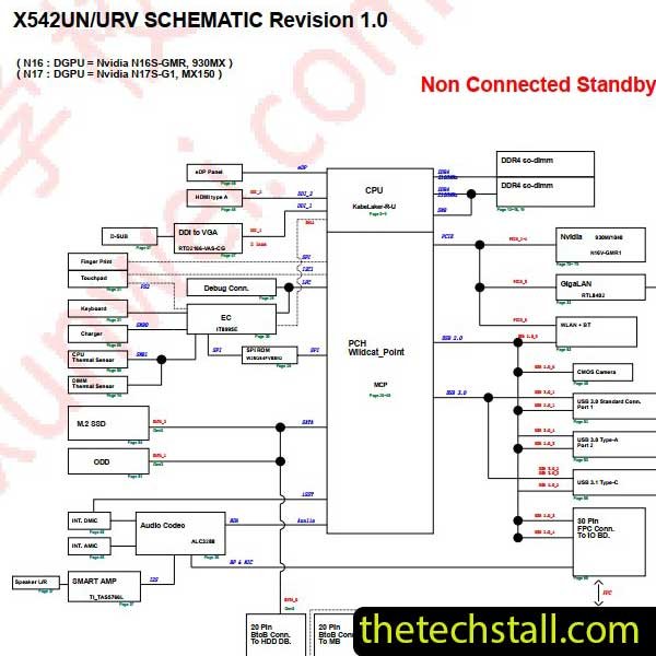 ASUS X542UN 2.0 Schematic Diagram