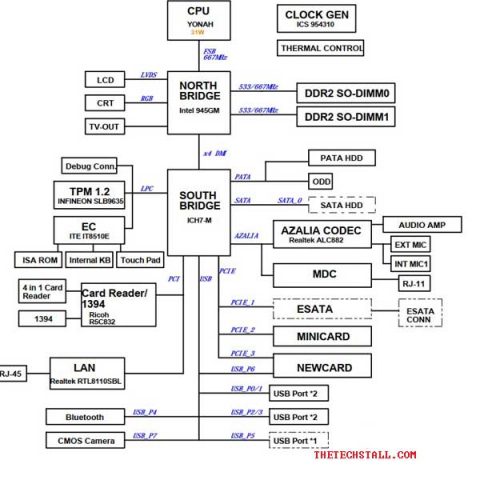 ASUS S96F Rev 2.0G Schematic Diagram