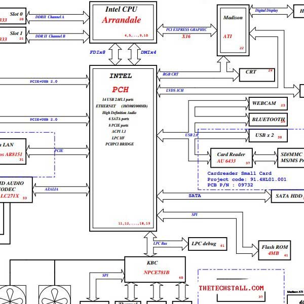 Acer Aspire 3820_3820TG JM31 Rev 1.0 schematic Diagram