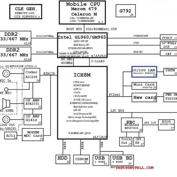 Acer Aspire 4315_4715 Wistron Volvi2 Rev-1 schematic Diagram