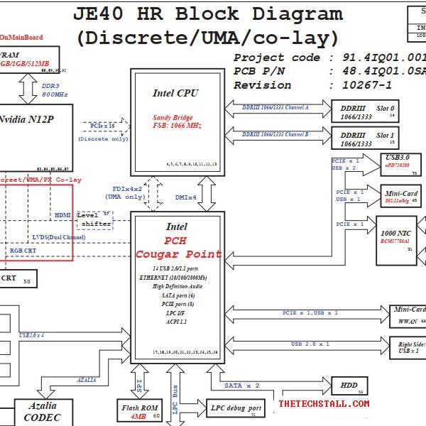 Acer Aspire 4750_4750G JE40-HR Discrete_UMA Rev-1 schematic