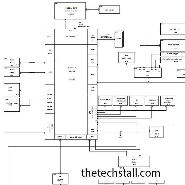 Apple MacBook Pro 15 A1280 A1286 K19 PVT MBP 051-7892 820-2523 Rev A00 (04-24-2009) Schematic