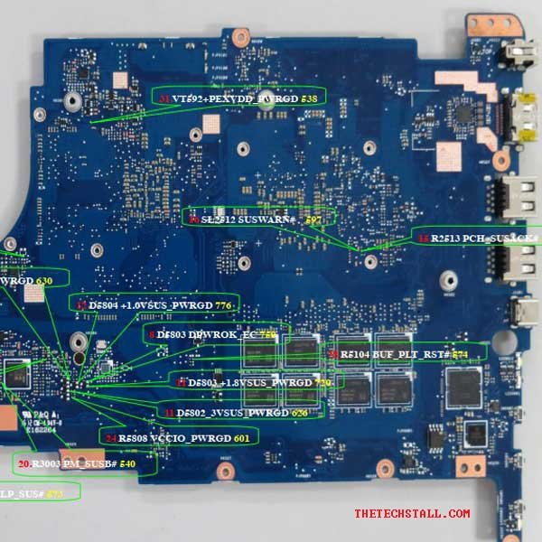 Asus UX560UQ UX560UX REV 1.1 Repair Guide and schematic diagram