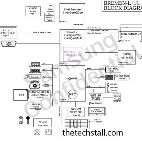Samsung NP-R530 Bremen-L Schematic Diagram