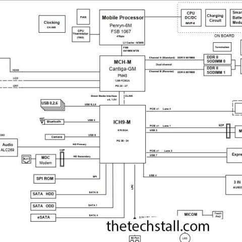 Samsung NP-R428 BA41-01213A Schematic Diagram