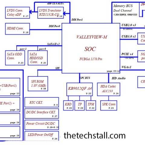 Toshiba Satellite C55-B LA-B303P Rev1.0 schematic Diagram