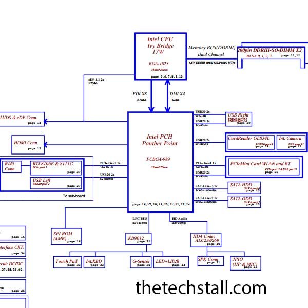 Toshiba Satellite L40 LA-9862p Rev 1.0 schematic Diagram