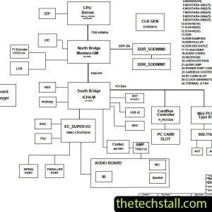 TOSHIBA M200 6050A0032301 Schematic Diagram