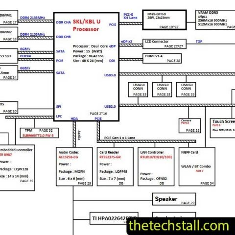 HP Pavilion 14-al028t DAG31AMB6D0 Rev1A Schematic Diagram