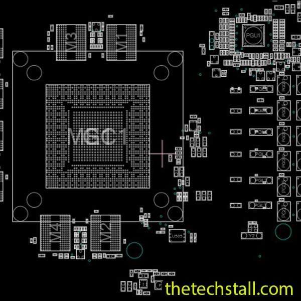 ASUS GEFORCE GTX970 STRIX OC C2004PM REV. 1.00 60YV07F0-VG0A05 BoardView File