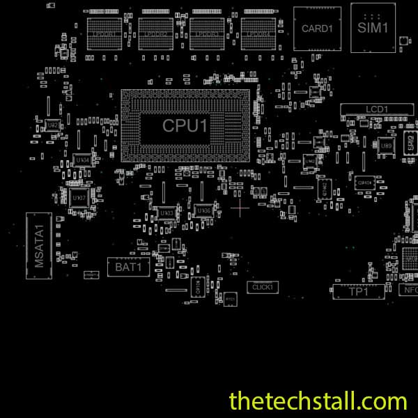 Lenovo ThinkPad Carbon X1 LRV-1 14282-2M 14282-3 BoardView File