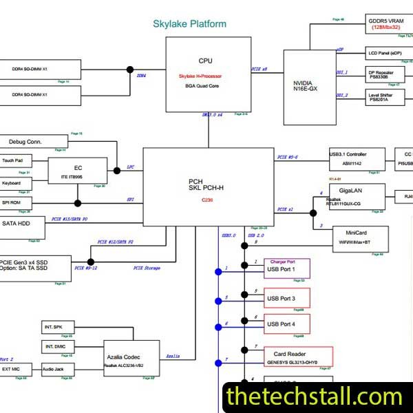 ASUS GL502VM 2.0 & 2.1 Schematic Diagram