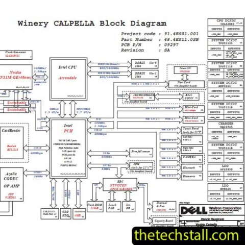 Dell Vostro 3400 LA-K032P REV 1.0 Schematic Diagram