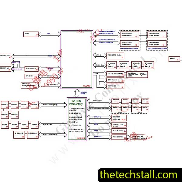 GIGABYTE GA-AX370-GAMING K5-R10 Schematic Diagram