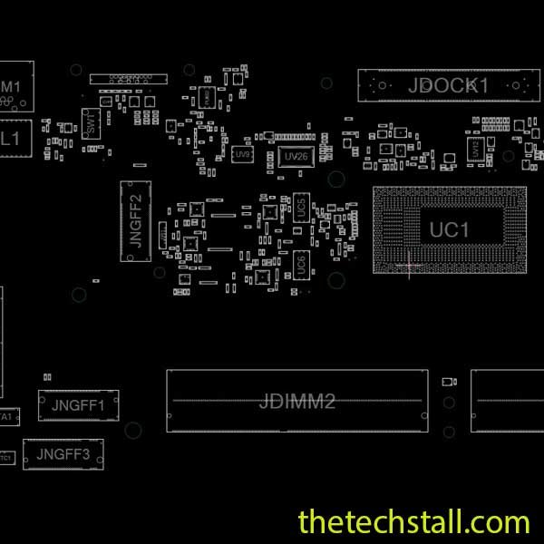 Dell Latitude E5570 ADM80 LA-C641P REV 1.0 BoardView File