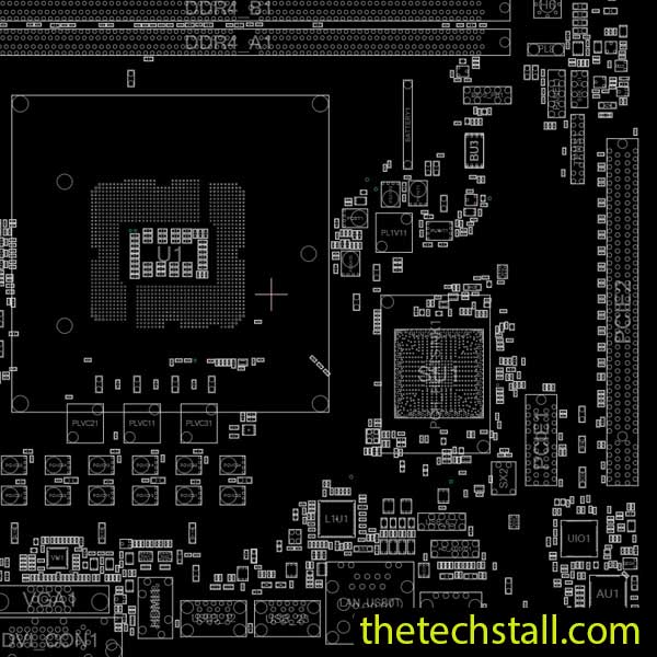 ASROCK H110M-DVS REV 3.0 BoardView File