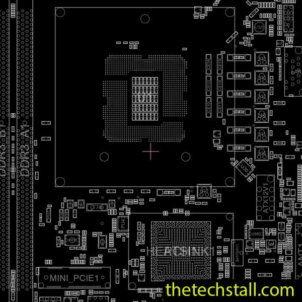 ASRock Z77E-ITX R1.04 70-MXGKT0-A01 BoardView File