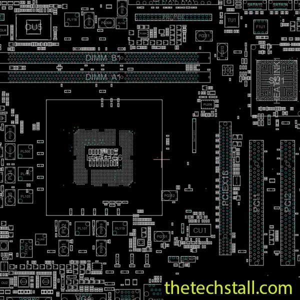 ASUS P7H55-M LE REV 1.02G BoardView File