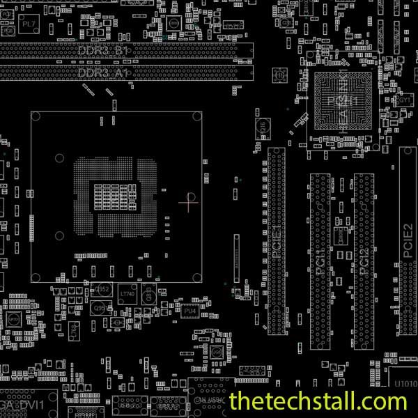 Asrock B75M-GL R2.01 70-MXGN10-B04 BoardView File