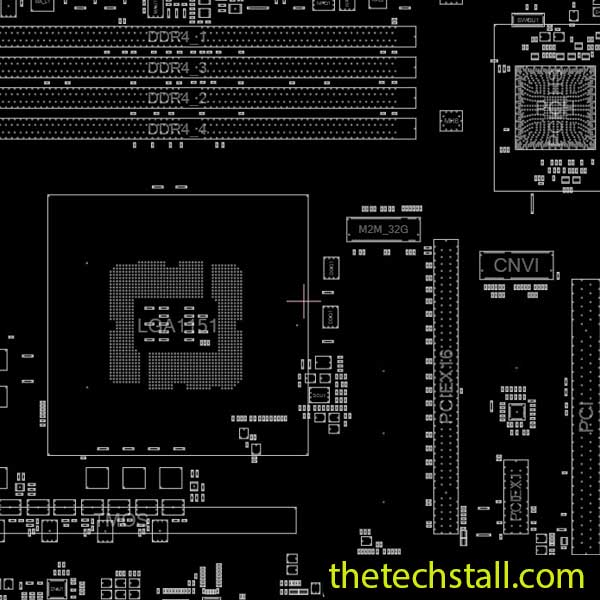 GIGABYTE B360M D3H r1.0 BoardView File