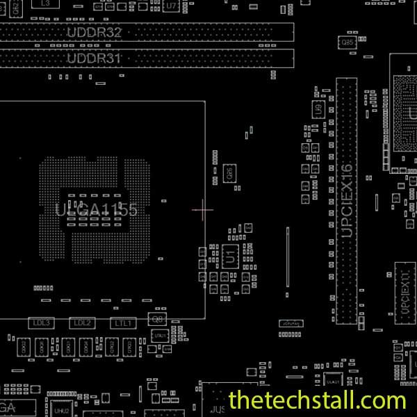 GIGABYTE GA-B75M-D3H 4MB75MD2V-00-10A REV 1.0A BoardView File