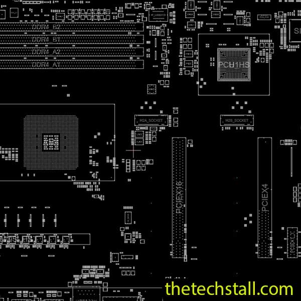 Gigabyte X570 AORUS ELITE 1.0,1.0B,1.1 BoardView File