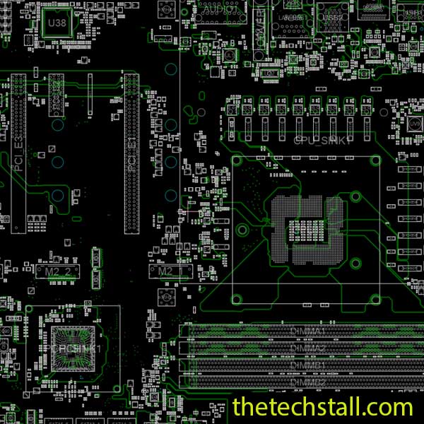 MSI MPG Z590 GAMING EDGE WIFI MS-7D07 REV2.1 BoardView File