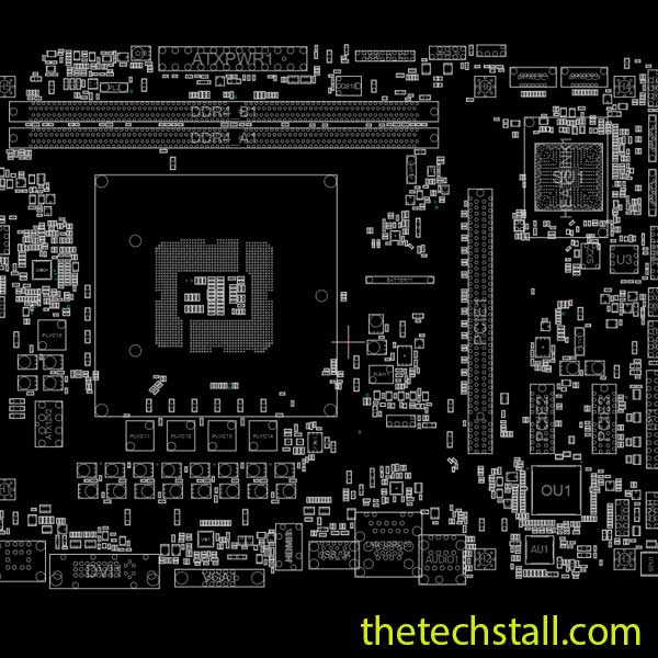 ASROCK B150M DVS R2 Rev_2.01 70-MXB360-A01 BoardView File