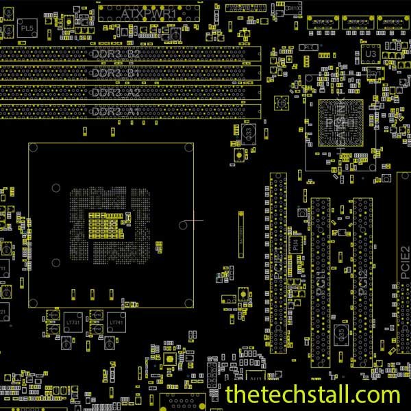 ASRock H87M PRO4 Rev 1.05 70-MXGPE0-B04 BoardView File