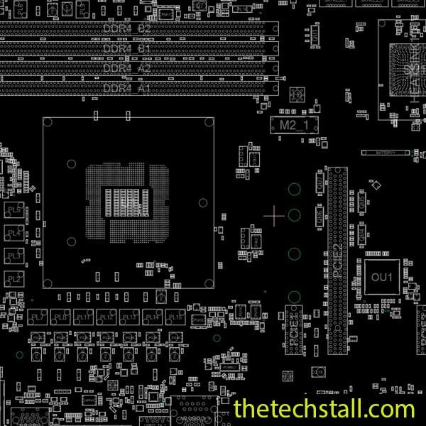 ASRock Z390 Phantom Gaming SLI MXB910-A01 BoardView File