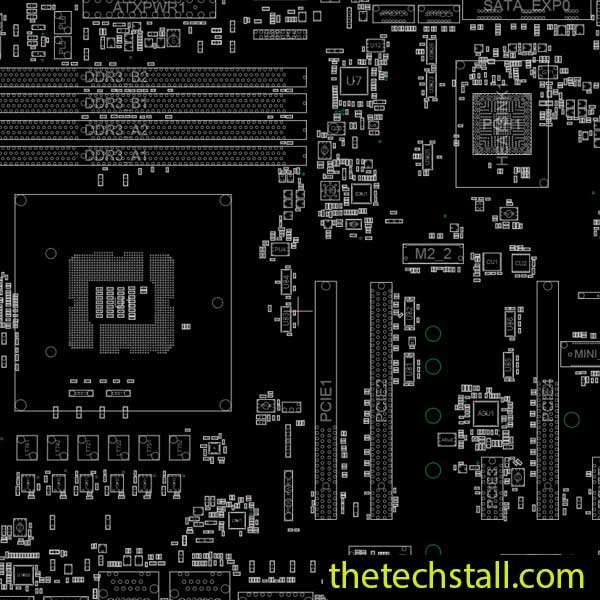 ASRock Z97 PROFESSIONAL r1.02 70-MXGUE0 A01 BoardView File