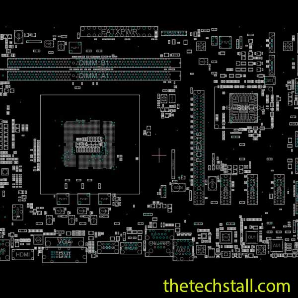 ASUS H81M-PLUS BoardView File