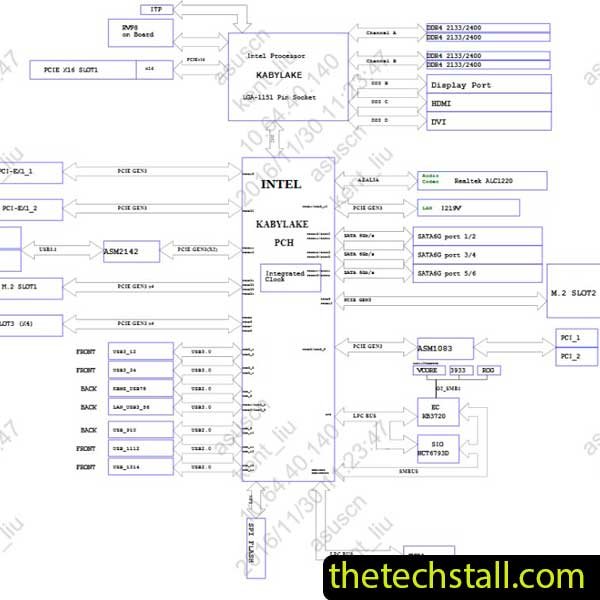 ASUS STRIX-B250F-GAMING Schematic Diagram