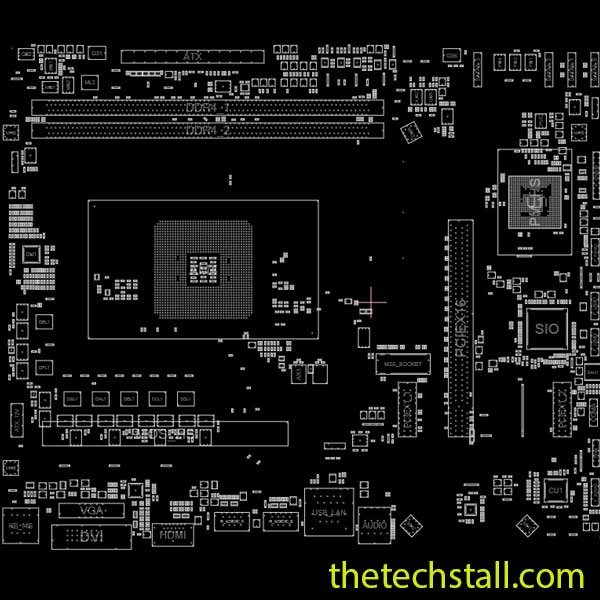 GIGABYTE B450M S2H REV 1.0 BoardView File