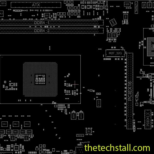 GIGABYTE GA-A320M-H REV 1.1 2.0 BoardView File