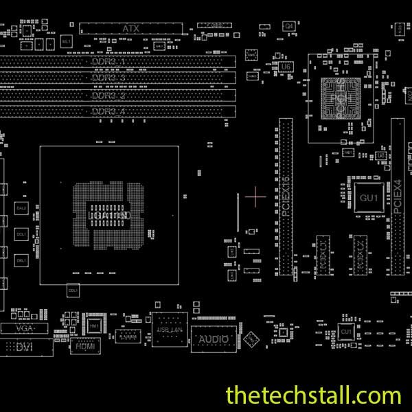 GIGABYTE GA-B85-HD3 BoardView File