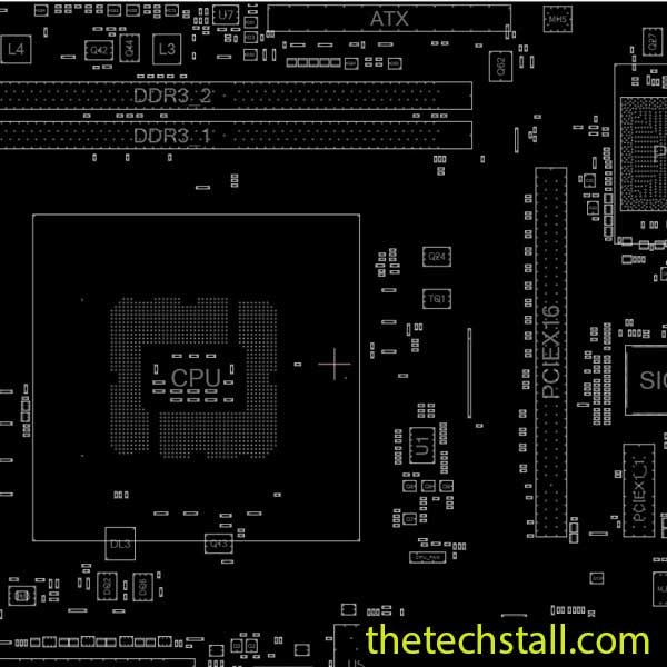 GIGABYTE GA-H61M-DS2 REV 5.0B BoardView File