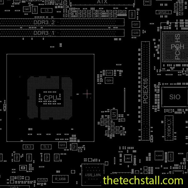 GIGABYTE GA-H61M-S1 REV 21B BoardView File