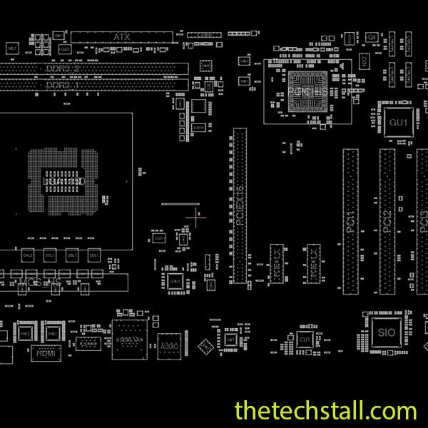 GIGABYTE GA-H81-HD3 BoardView File