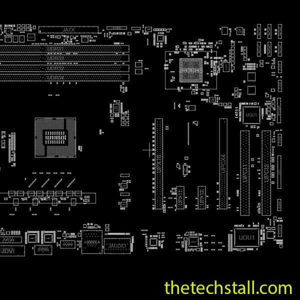 GIGABYTE GA-H87-HD3-4MH REV 1.0B BoardView File