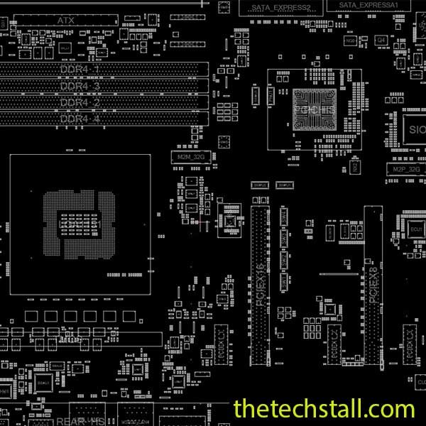 GIGABYTE GA-Z270X-Gaming 5 r1.0 BoardView File