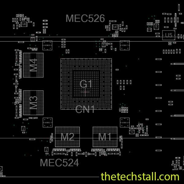 GIGABYTE GeForce GTX 1650 GV-N1650GAMING OC-4GD REV1.0 BoardView File