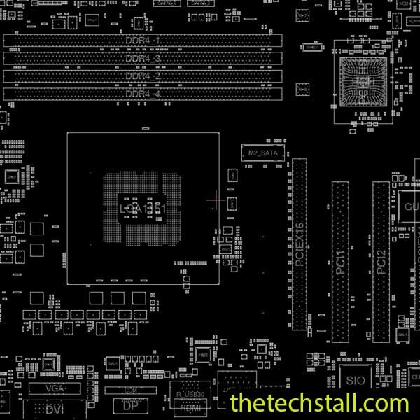 GIGABYTE H310M D3H REV1.0 BoardView File