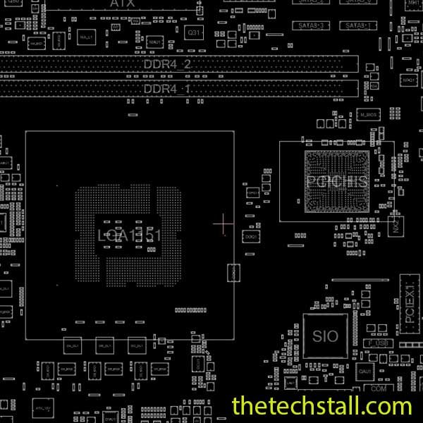 GIGABYTE H310M S2V 2.0 Rev 1.0 BoardView File