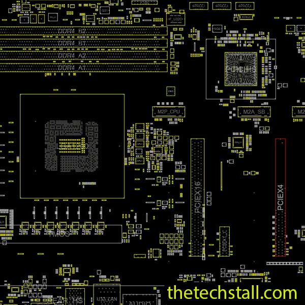 GIGABYTE Z590 GAMING X REV 1.02 BoardView File