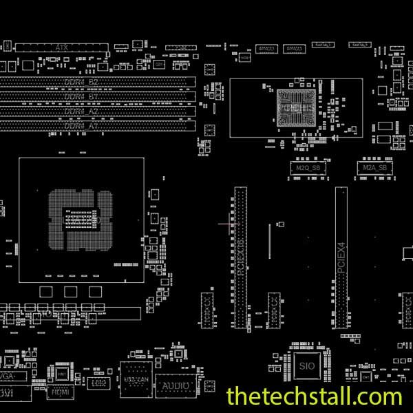 Gigabyte B460 HD3 Rev1.0 Boardview File