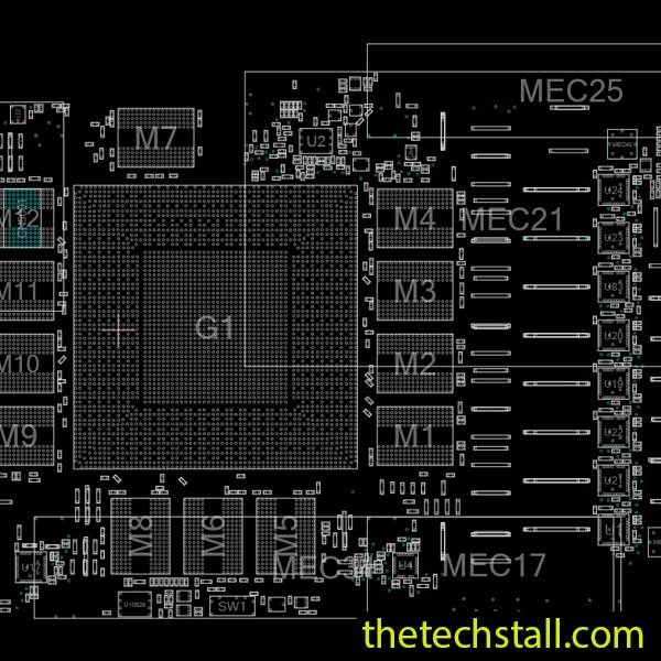 Gigabyte GeForce RTX™ 3080 GV-N3080GAMING-OC-10GD r1.0 BoardView File