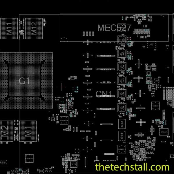 Gigabyte GeForce® GTX 1660 GV-N1660CN-6GD Rev 1.0 BoardView File