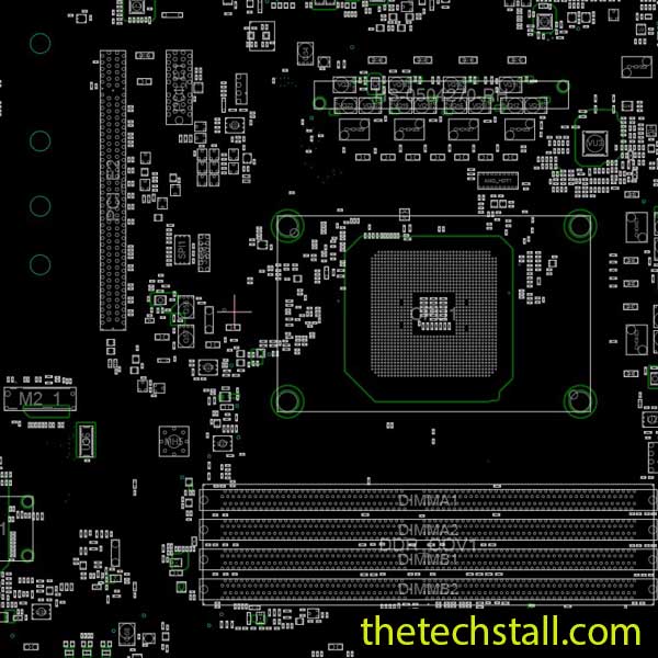 MSI B350 TOMAHAWK MS-7A34 Rev1.0 Boardview File