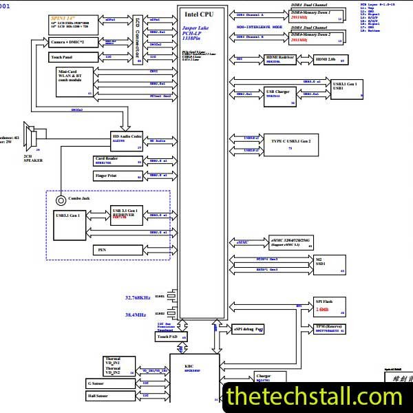 Acer Aspire SP114-31N 203064-1 Schematic Diagram